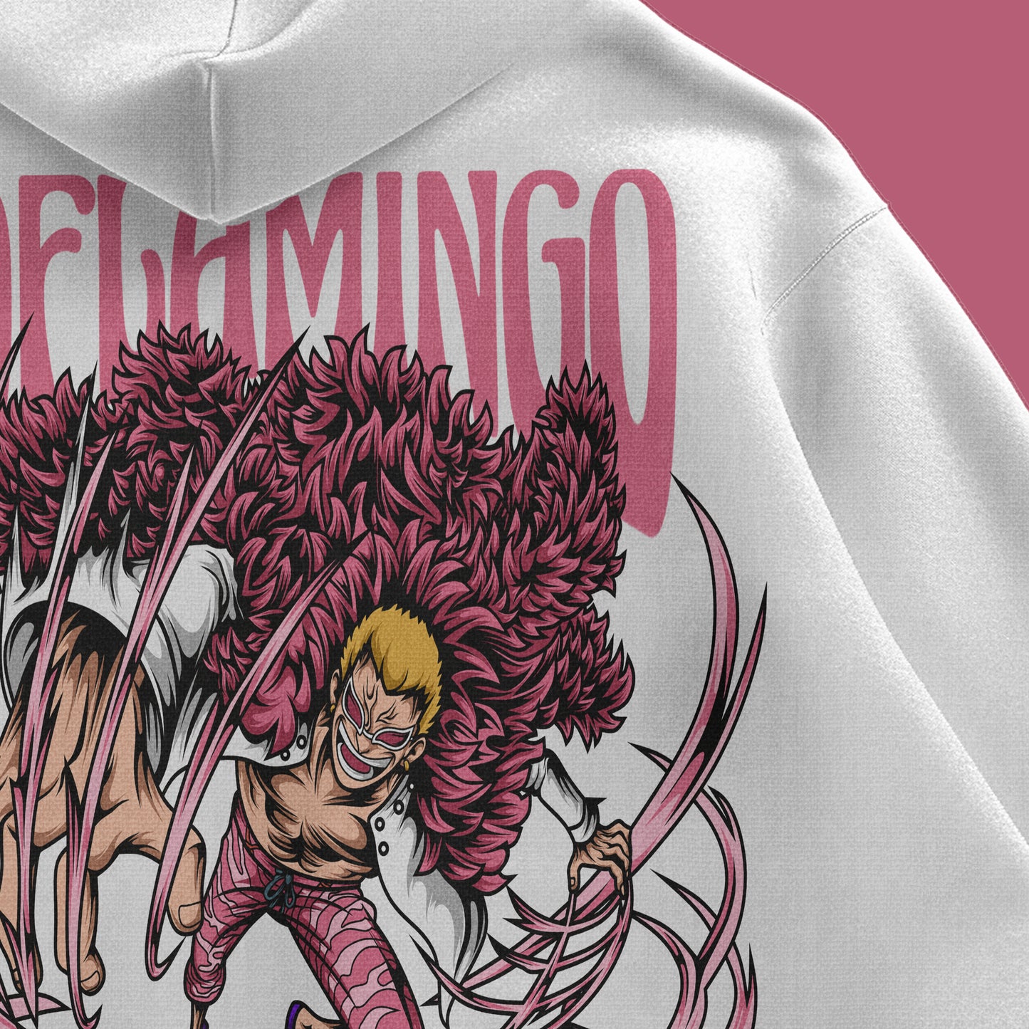 Doflamingo Anime Hoodie – One Piece Inspired