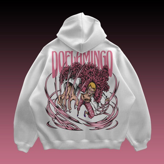 Doflamingo Anime Hoodie – One Piece Inspired