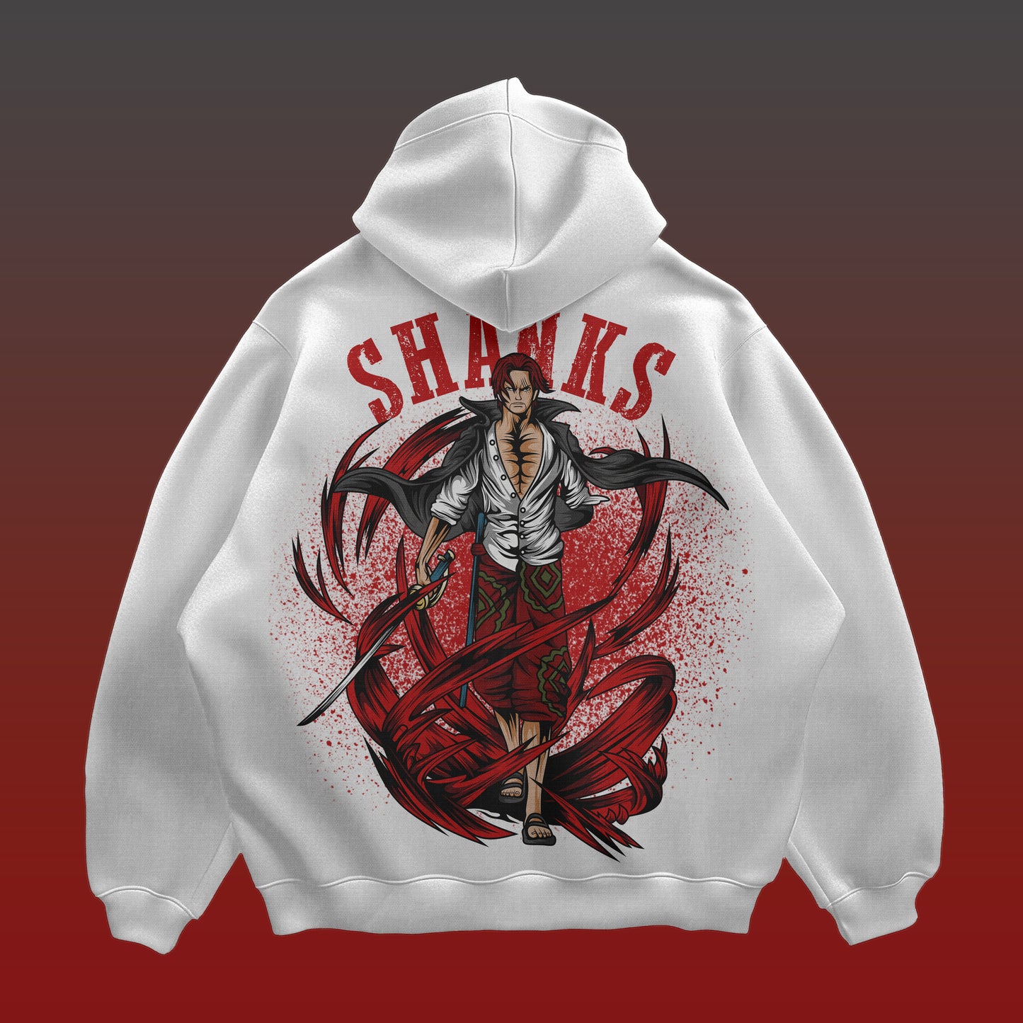 Shanks Hoodie – The Red-Haired Legend